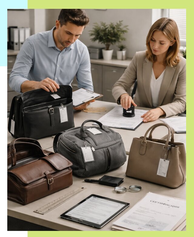 Сертификация сумок в Лянторе от 7678 руб. | Алешин-Лнт