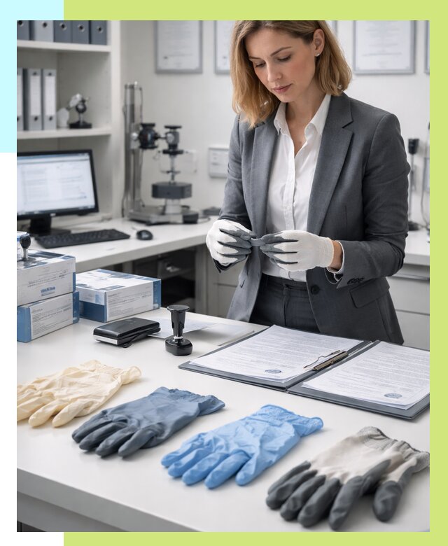 Сертификация перчаток в Лянторе от 8701 р. | Алешин-Лнт