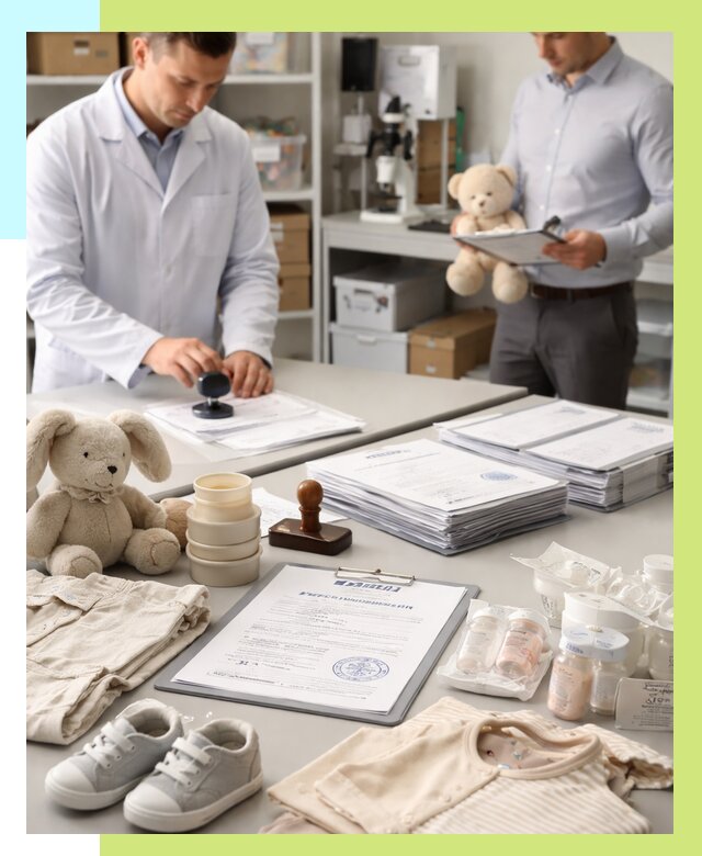 Сертификация детских товаров в Лянторе от 15356 р. | Алешин-Лнт