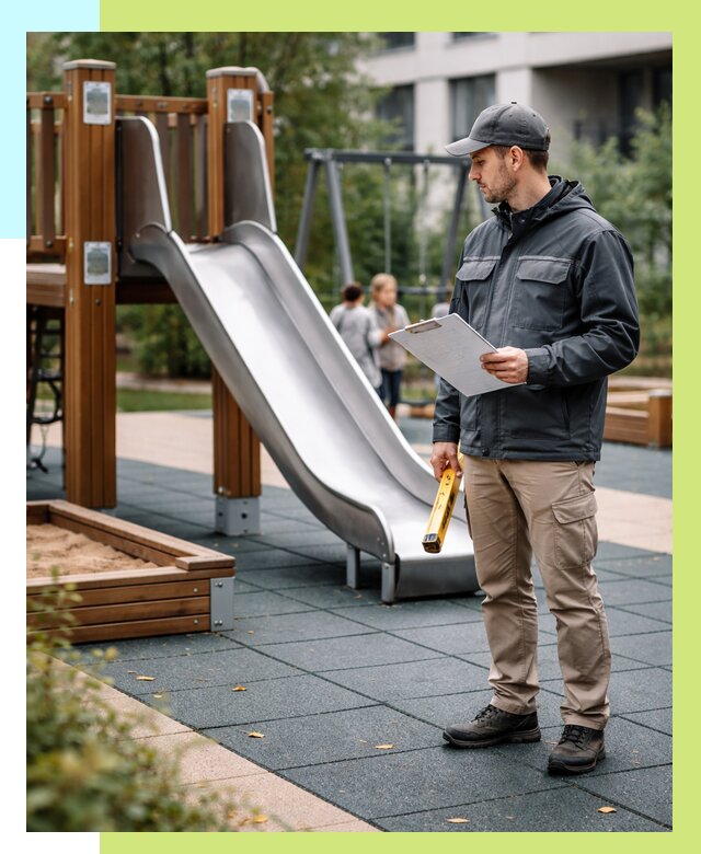 Сертификация детских площадок в Лянторе от 25593 р. | Алешин-Лнт