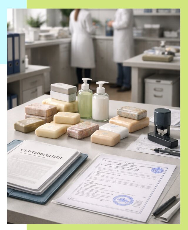 Сертификация мыла и сертификат на мыло в Лянторе от 12284 | Алешин-Лнт