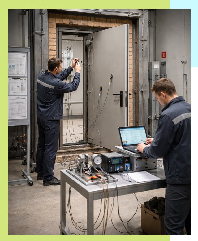 Сертификация противопожарных дверей в Лянторе по ГОСТ и ТР