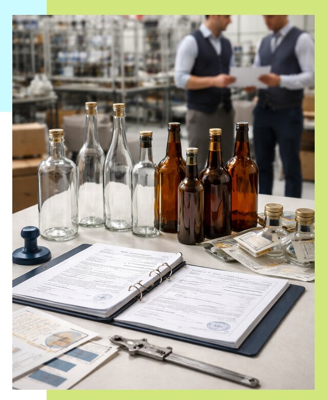 Сертификация стеклянных бутылок в Лянторе от 25593 р. | Алешин-Лнт
