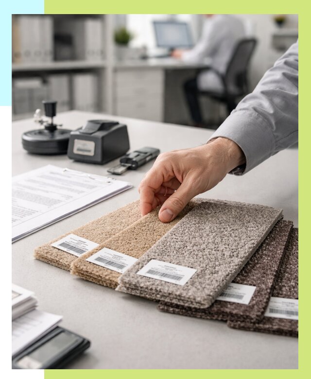 Сертификация ковролина в Лянторе от 15356 р., Алешин-Лнт