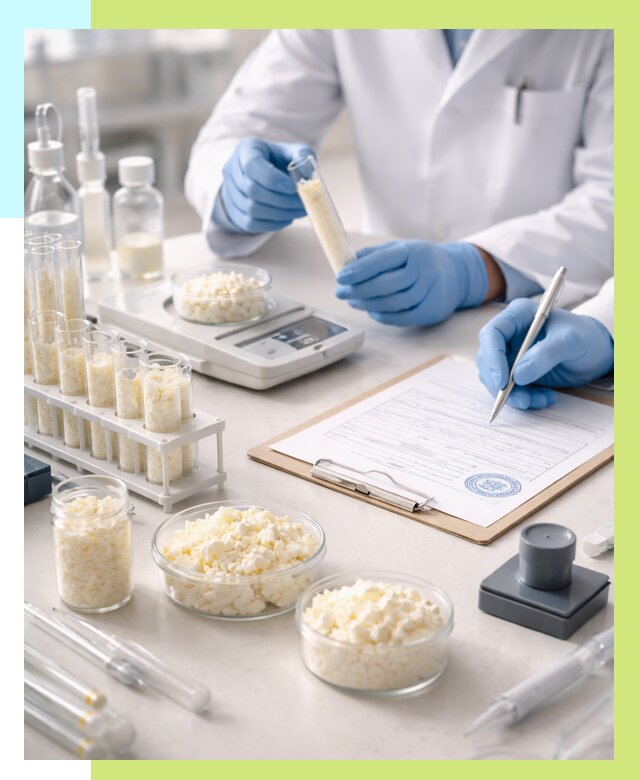 Сертификация творога в Лянторе от 12284 р. под ключ | Алешин-Лнт