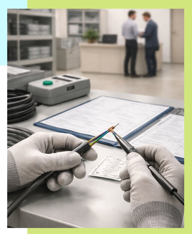 Сертификация провода в Лянторе от 18427 р. в Алешин-Лнт