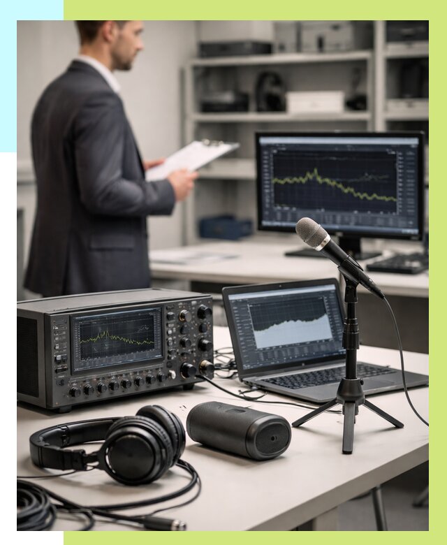 Сертификация аудиотехники в Лянторе от 15356 р., Алешин-Лнт