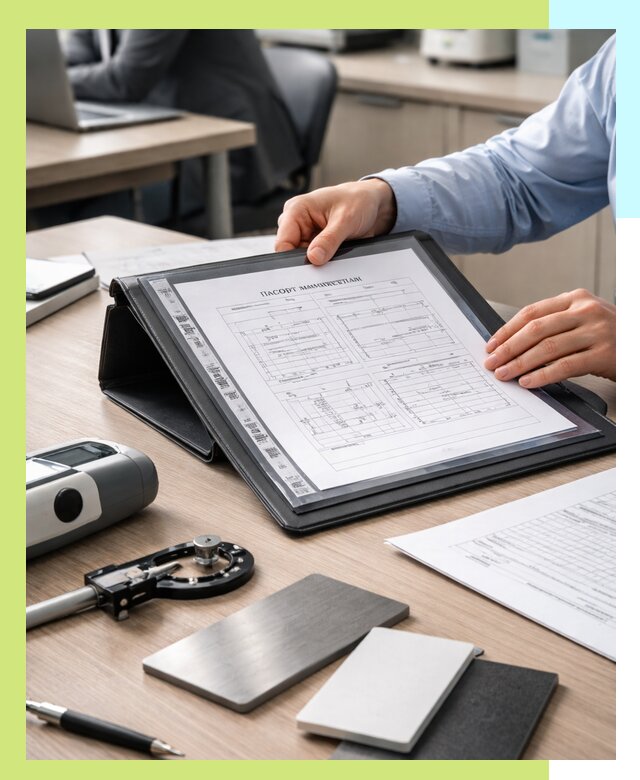 Оформление паспорта материала для продукции в Лянторе