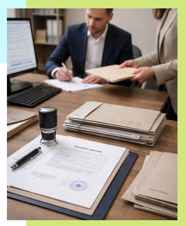 Отказное письмо для таможни в Лянторе от 3071 р, Алешин-Лнт