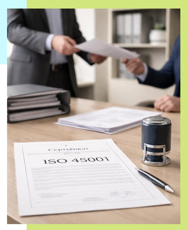 Сертификат ISO 45001 в Лянторе под ключ от 46067 р. | Алешин-Лнт