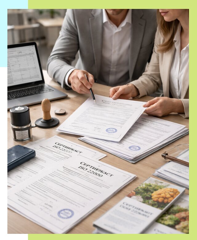 Сертификат ISO 22000 в Лянторе от 40948 р. под ключ | Алешин-Лнт