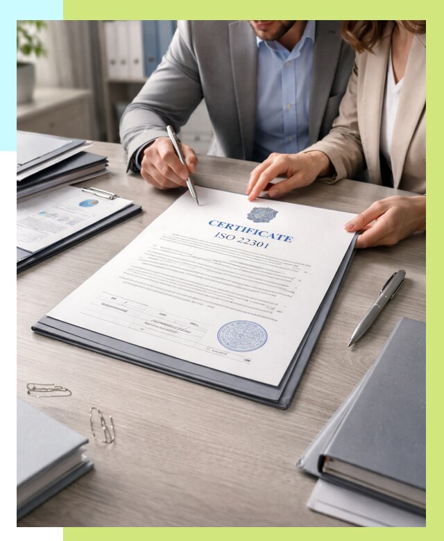 Сертификат ISO 22301 в Лянторе от 46067 р. | Алешин-Лнт срочно