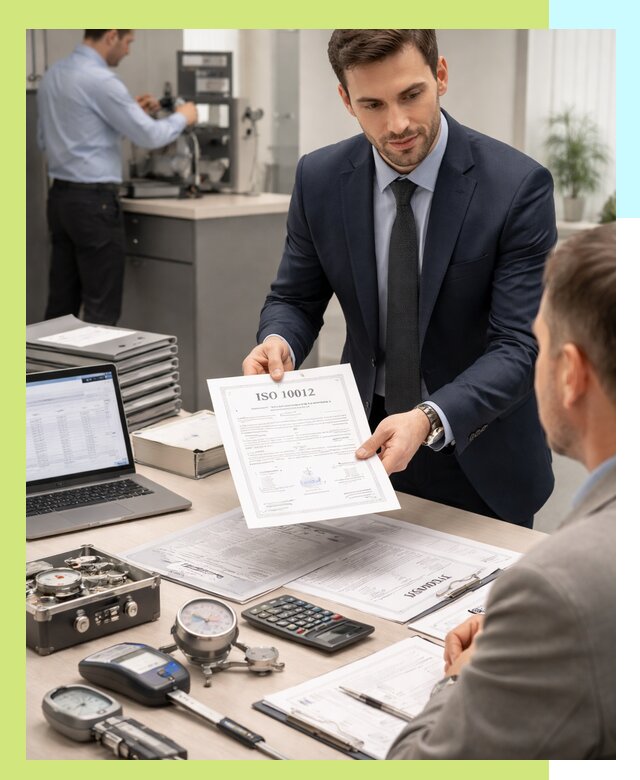 Выдача сертификата ISO 10012 по требованиям метрологии в Лянторе